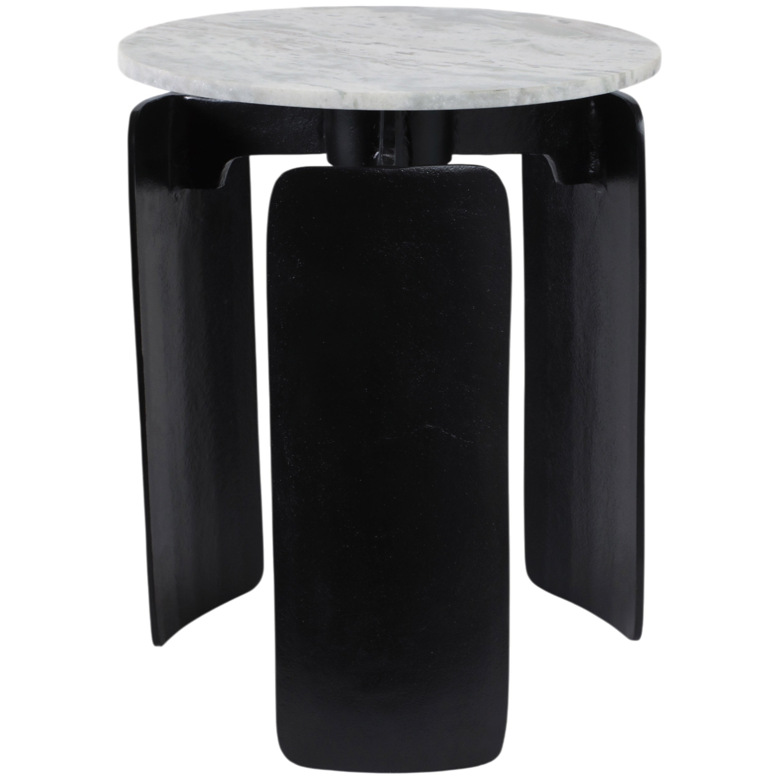 3-Footed Accent Table, Grey - Image 4