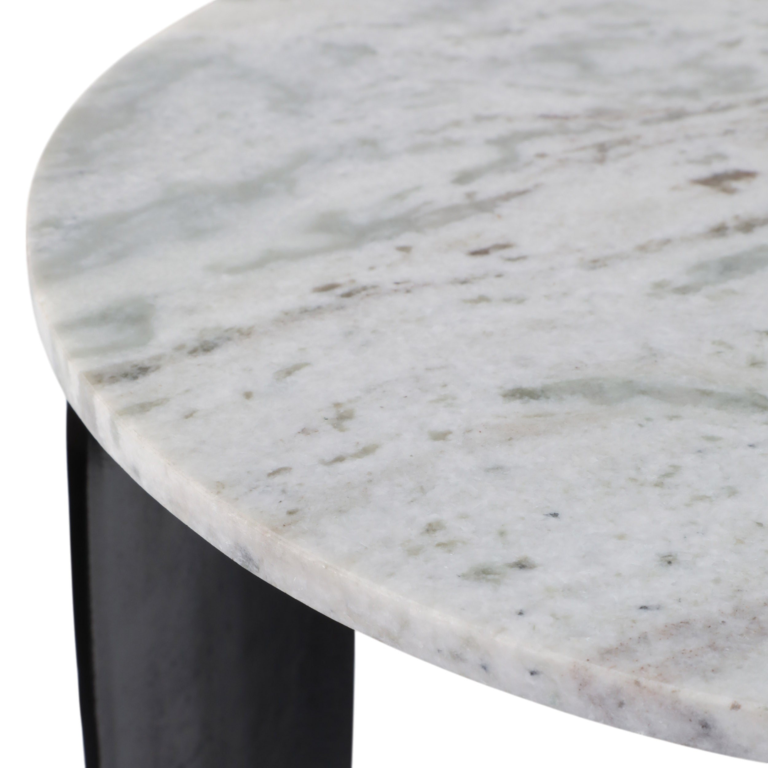 3-Footed Accent Table, Grey - Image 5